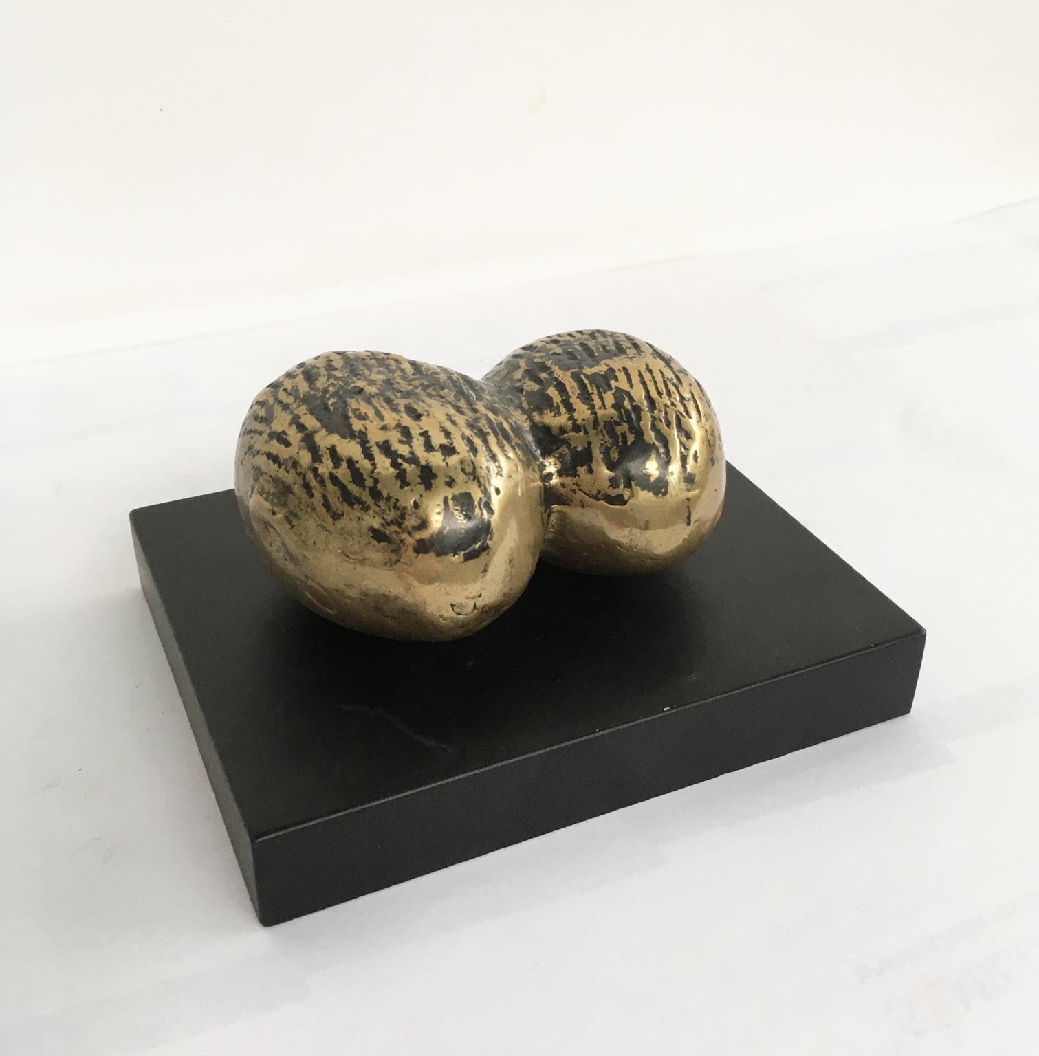 Scultura astratta in bronzo del tardo XX secolo di Eli Riva Sole Luna in vendita 3