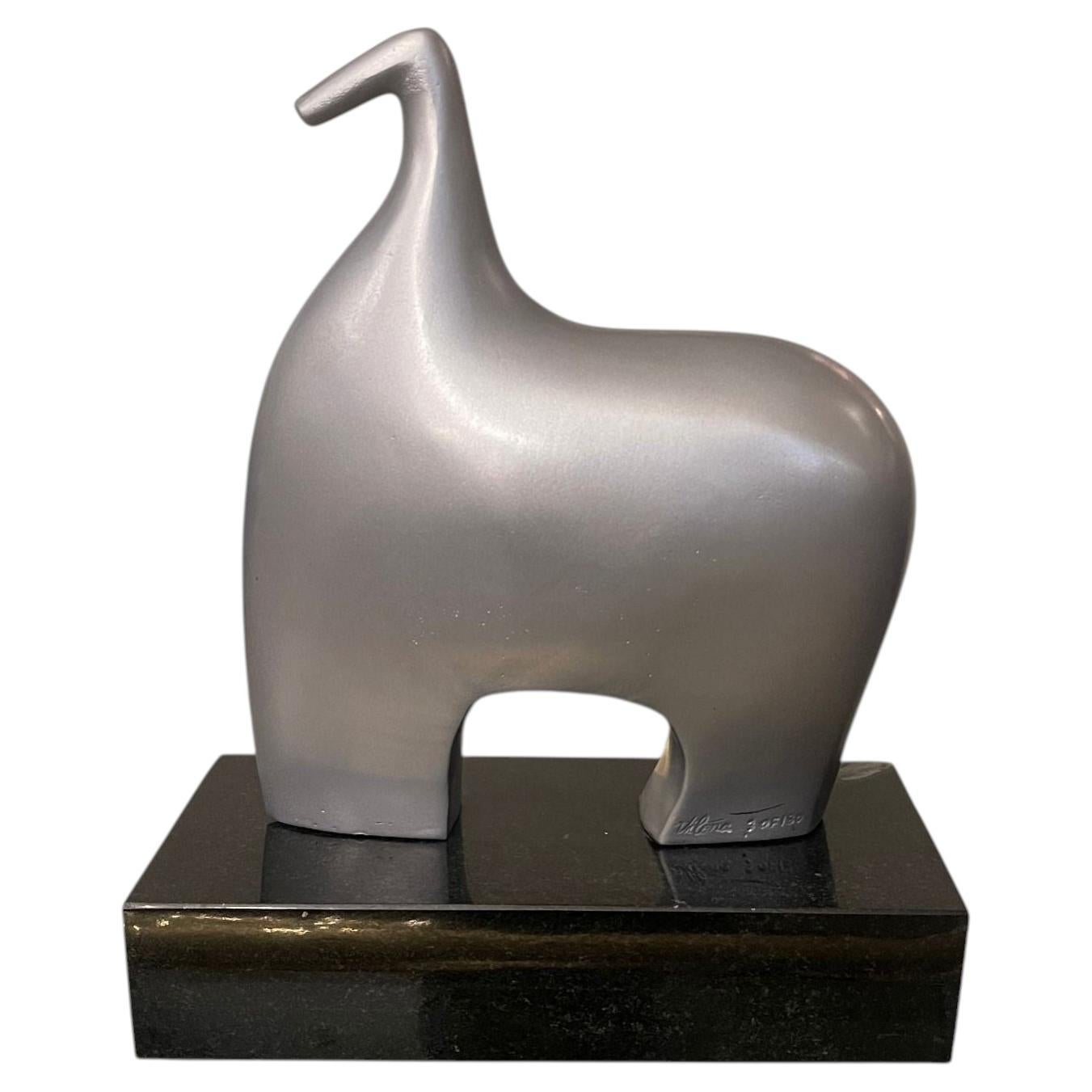 Fin du 20e siècle Sculpture abstraite animalière de James Vilona, signée et numérotée en vente