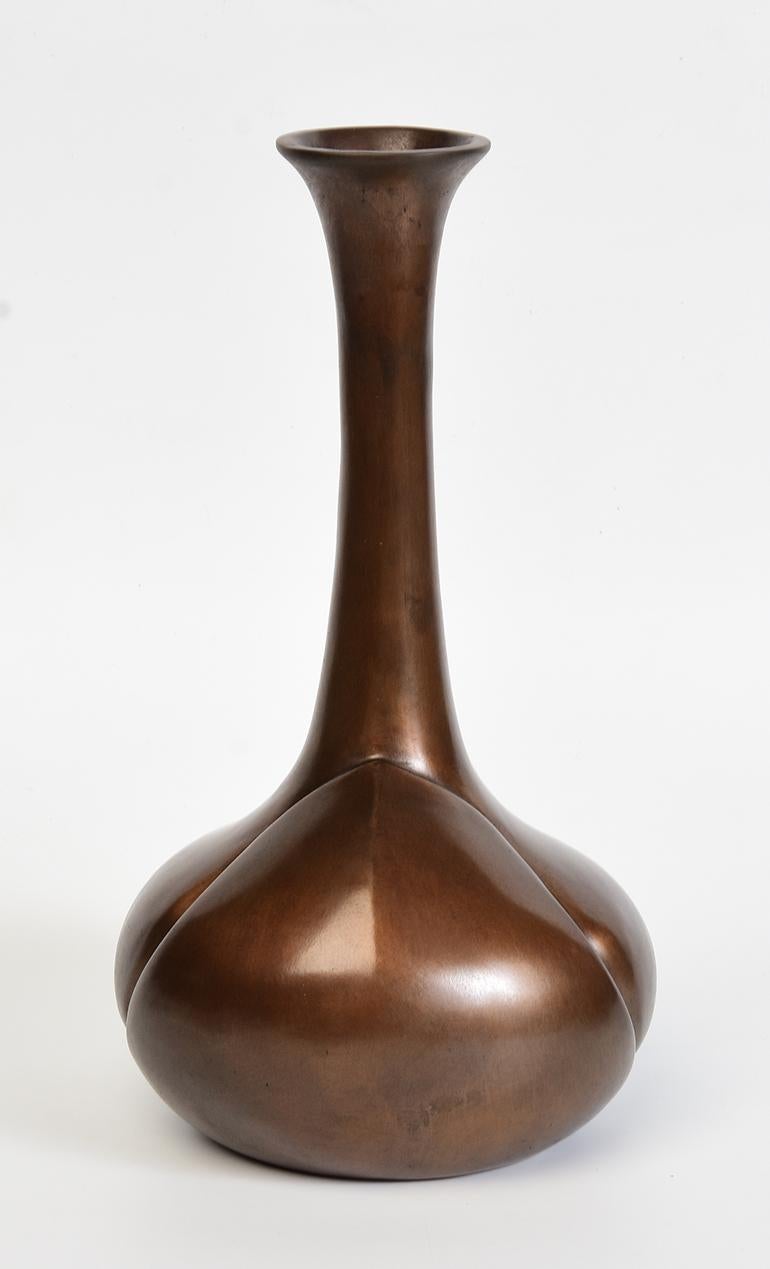 Late 20th Century, Japanese Bronze Vase For Sale 3