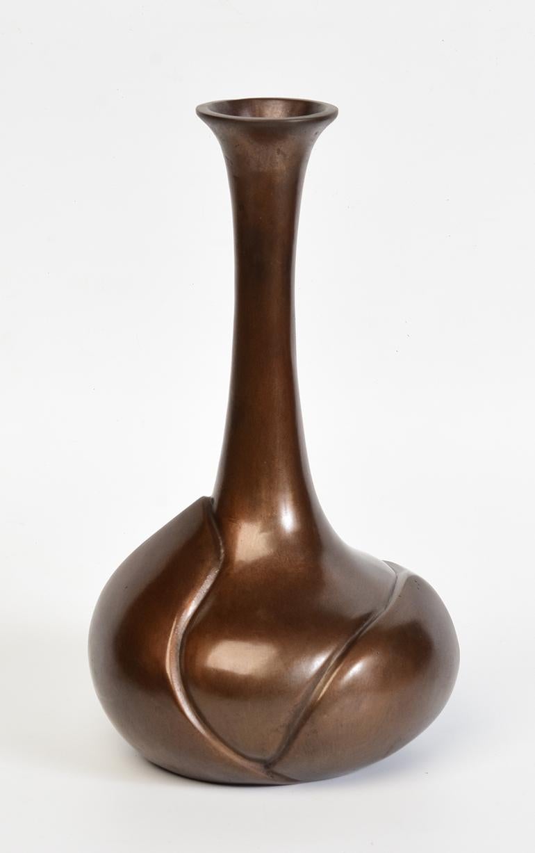Late 20th Century, Japanese Bronze Vase For Sale 4