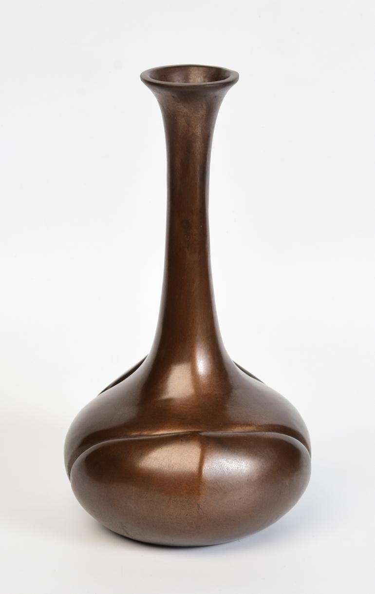 Late 20th Century, Japanese Bronze Vase For Sale 5