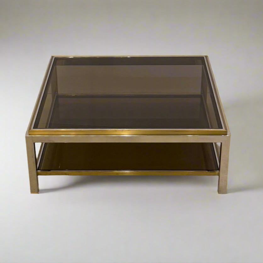 French Late 20th Century Jean Charles Modern Coffee Table France For Sale