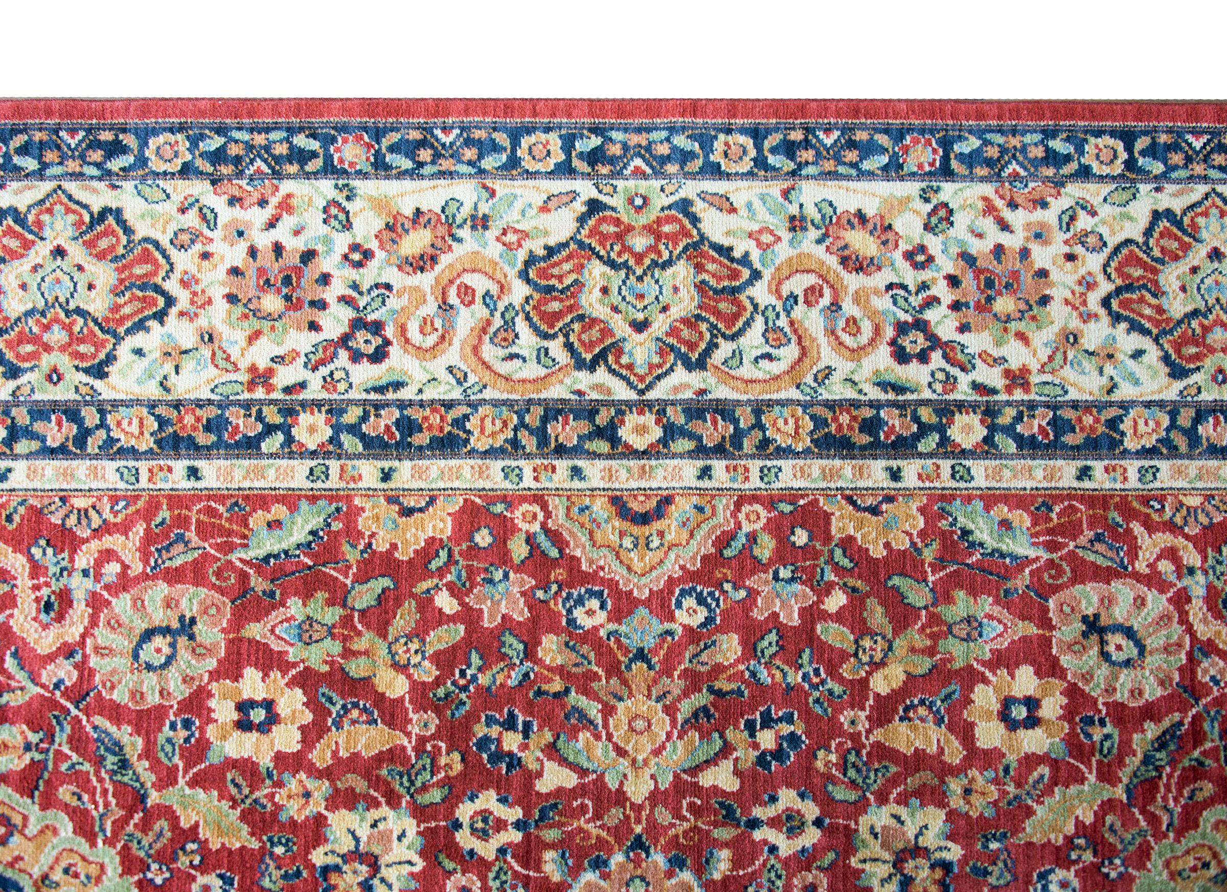 Teppich im Karastan Mahal-Stil des späten 20. Jahrhunderts im Zustand „Gut“ im Angebot in Chicago, IL