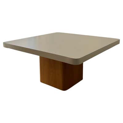 Two-Piece Solid Wooden Blocks Dining Table For Sale at 1stDibs