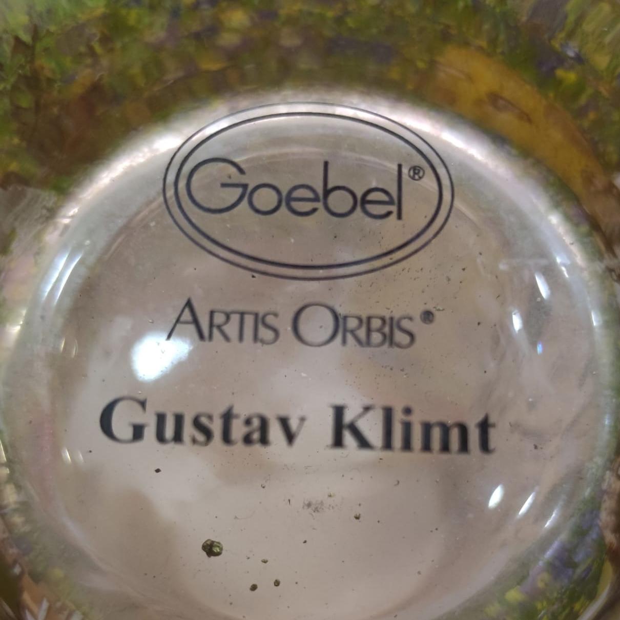 Late 20th Century Large Goebel Vase in Porcelain with Gustav Klimt Motifs 2