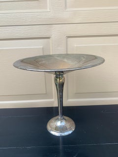 Late 20th Century Large Silver Plate Compote
