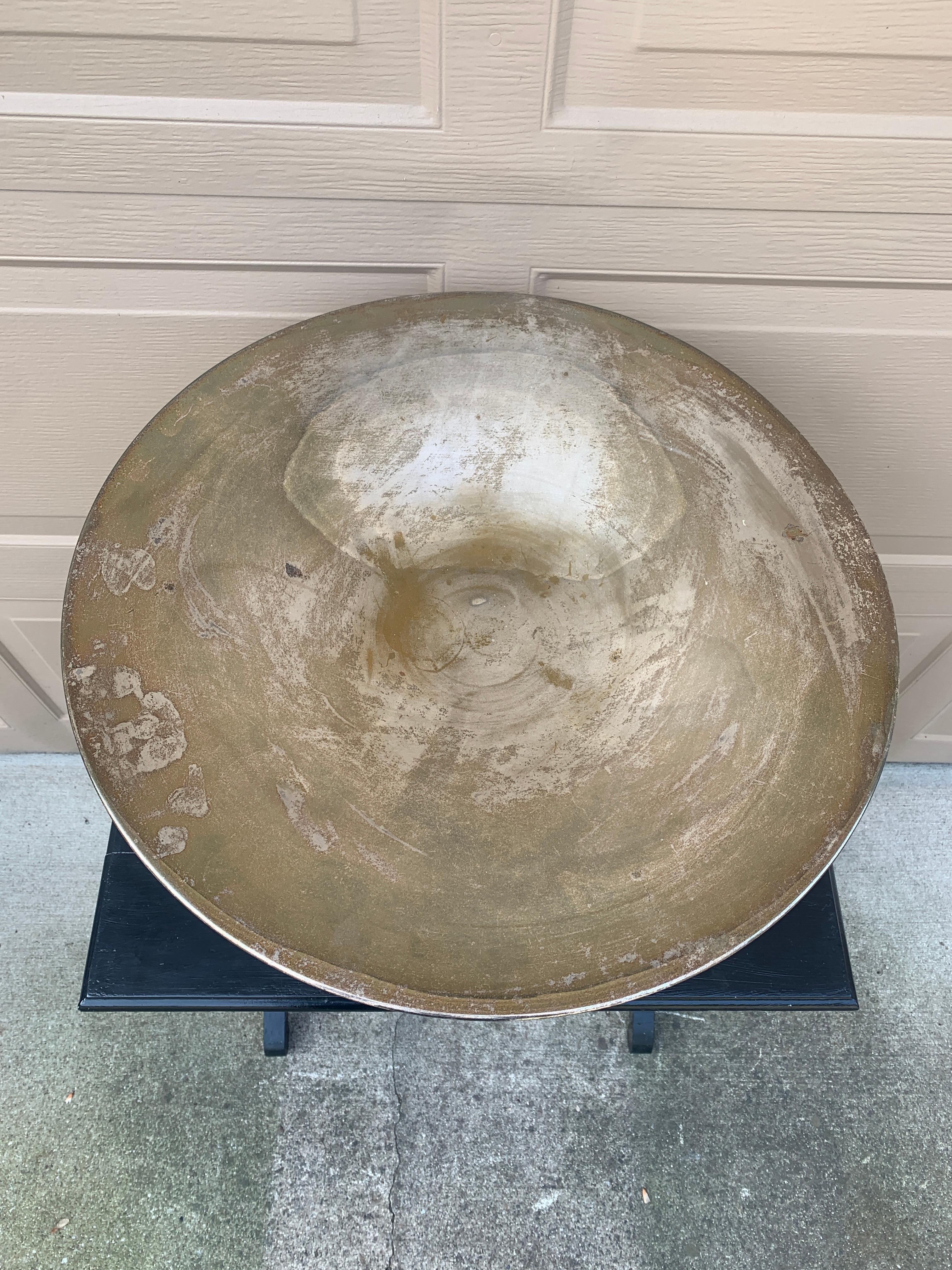 Late 20th Century Large Silver Plate Compotes, Pair For Sale 1
