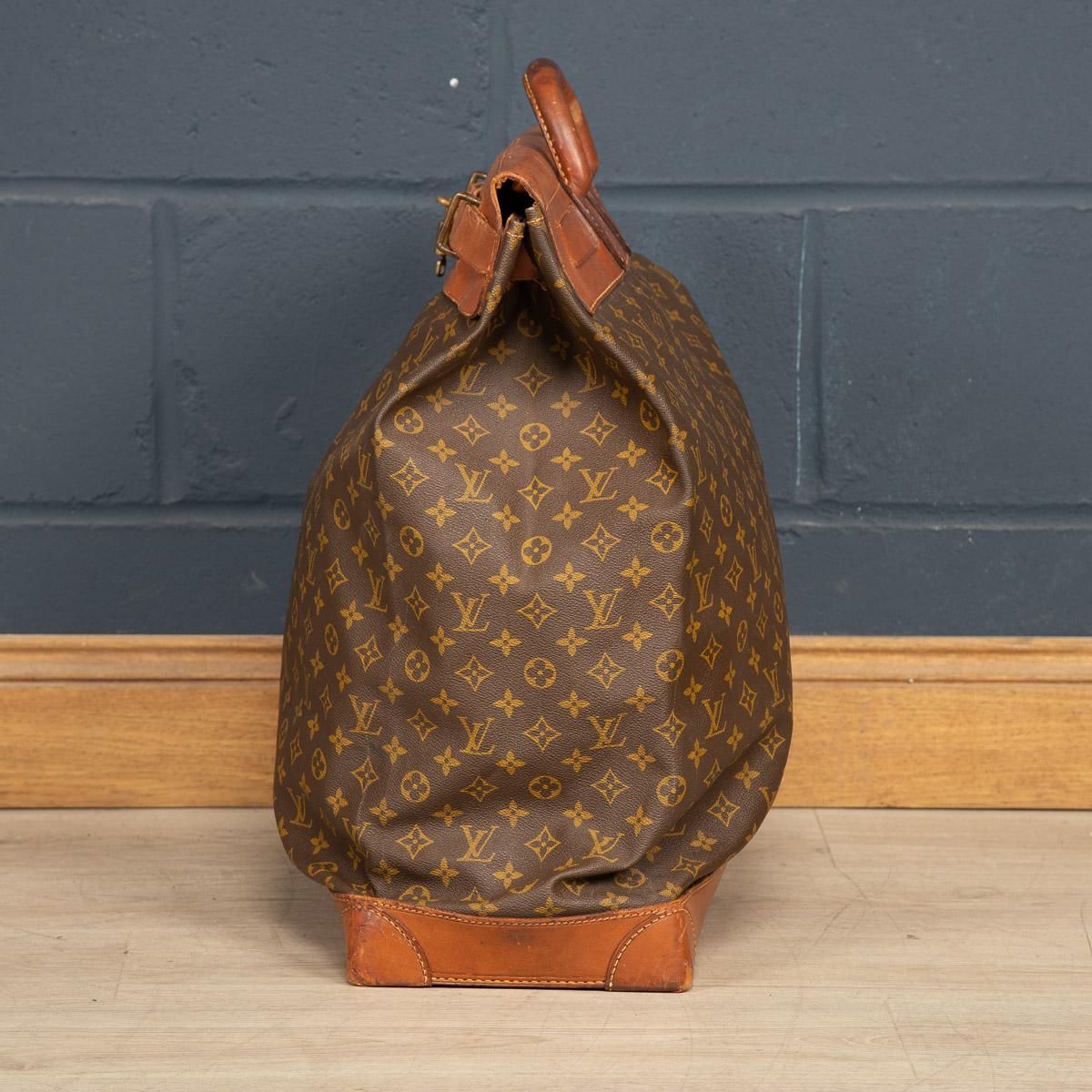 Late 20th Century Louis Vuitton Steamer Bag in Monogram Canvas, Paris