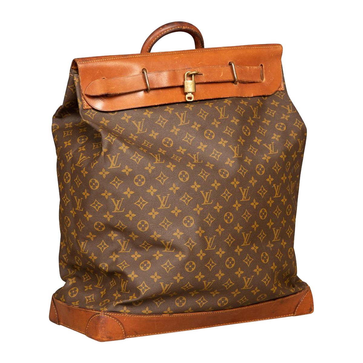 Late 20th Century Louis Vuitton Steamer Bag in Monogram Canvas, Paris, c.1970