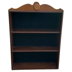 Used Late 20th Century Mahogany Hanging Wall Shelf