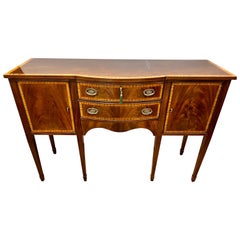 Ethan Allen Server-Buffetschrank/ Sideboard/ Bar aus Mahagoni mit Intarsien, spätes 20. Jahrhundert