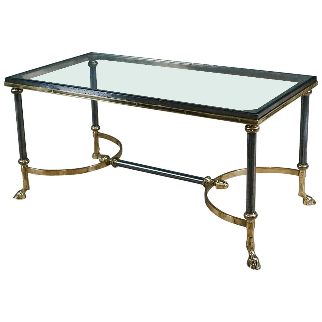 20th Century Maison Charles Hoof Foot Coffee Table For Sale