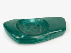 Late 20th Century Malachite Green Marble Italian Ashtray, 1970s