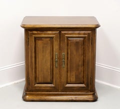 Late 20th Century Maple Italian Style Nightstand Bedside Cabinet