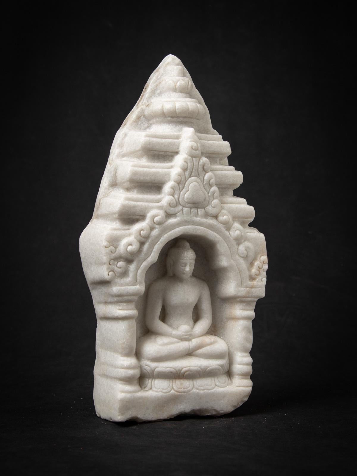 Late 20th century Marble Buddha statue from Thailand For Sale 2