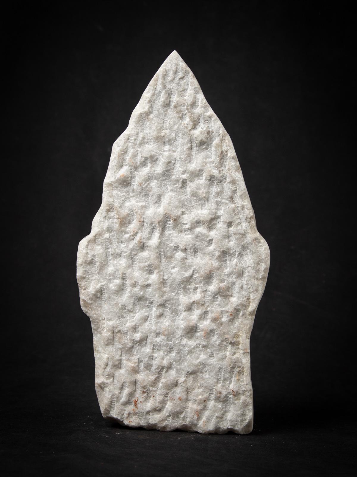 Late 20th century Marble Buddha statue from Thailand For Sale 4