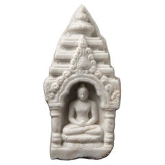 Late 20th century Marble Buddha statue from Thailand