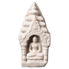 Late 20th century Marble Buddha statue from Thailand from Thailand