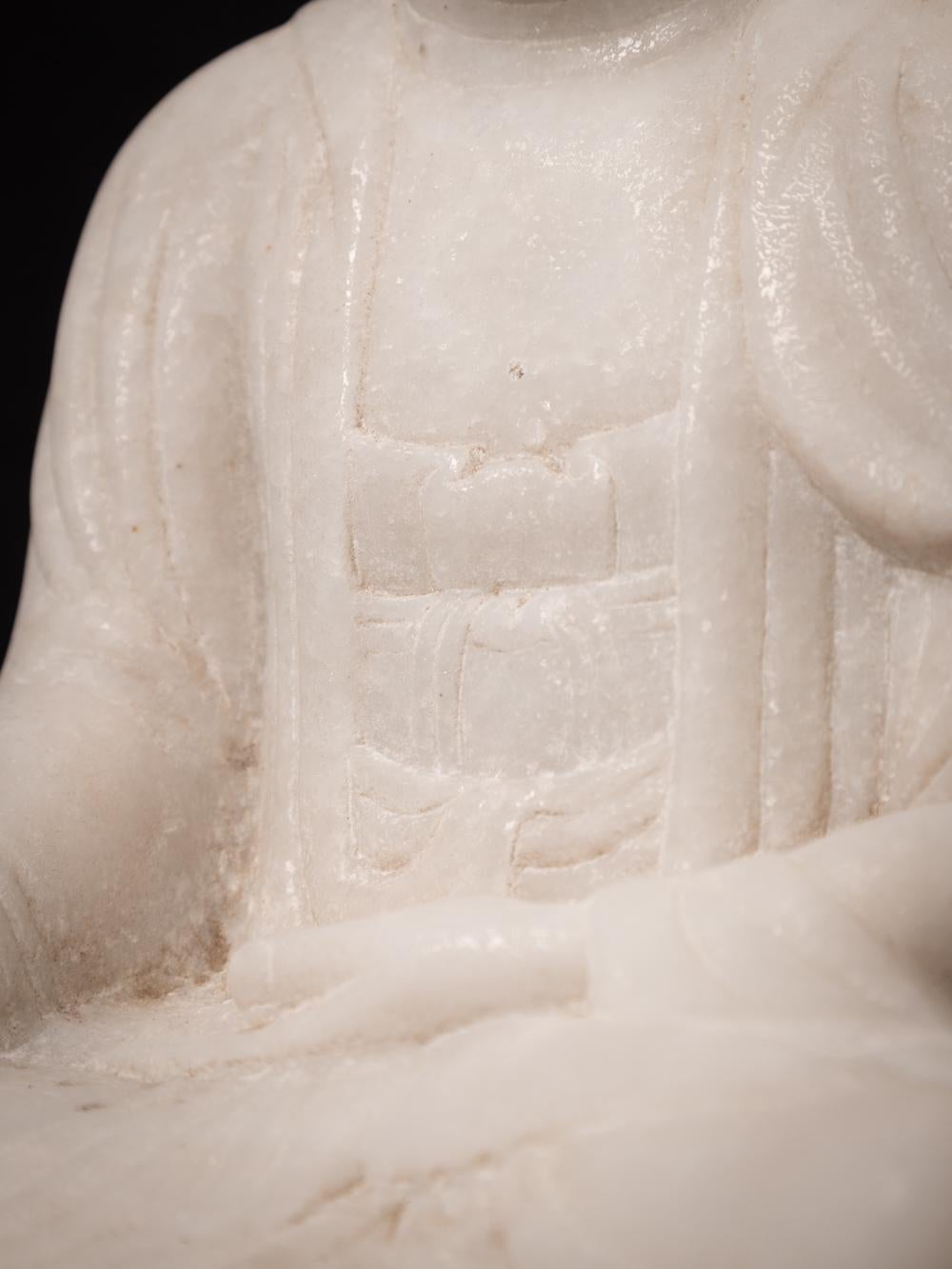 Late 20th century Marble Buddha statue in Bhumisparsha Mudra - Original Buddhas 10