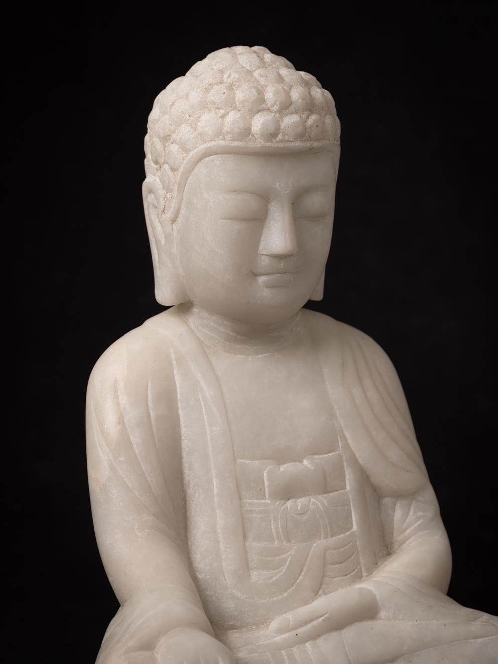 Late 20th century Marble Buddha statue in Bhumisparsha Mudra - Original Buddhas 1