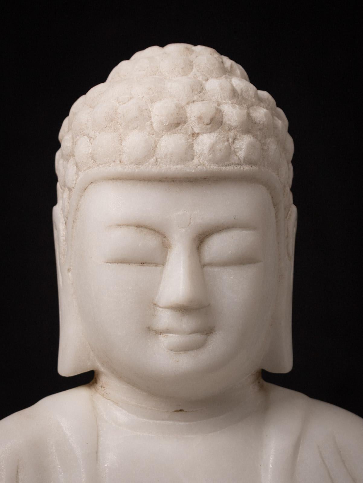 Late 20th century Marble Buddha statue in Bhumisparsha Mudra - Original Buddhas 1