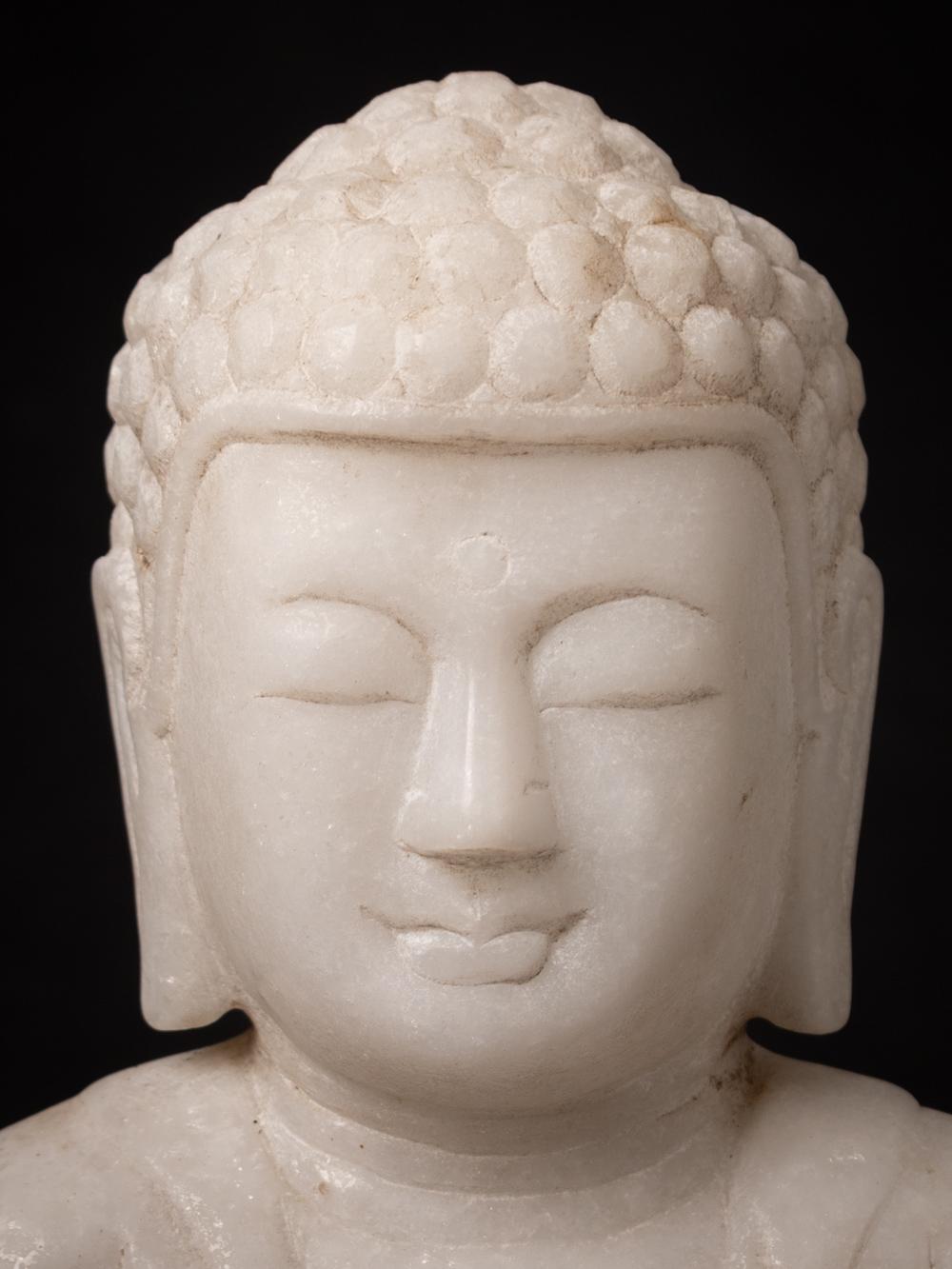 Late 20th century Marble Buddha statue in Bhumisparsha Mudra - Original Buddhas 2