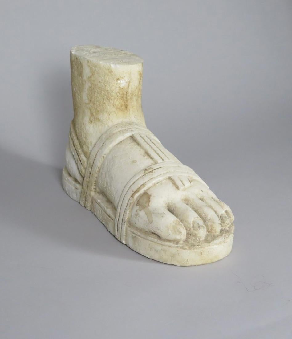 Late 20th Century Marble Greco-Roman Foot 2