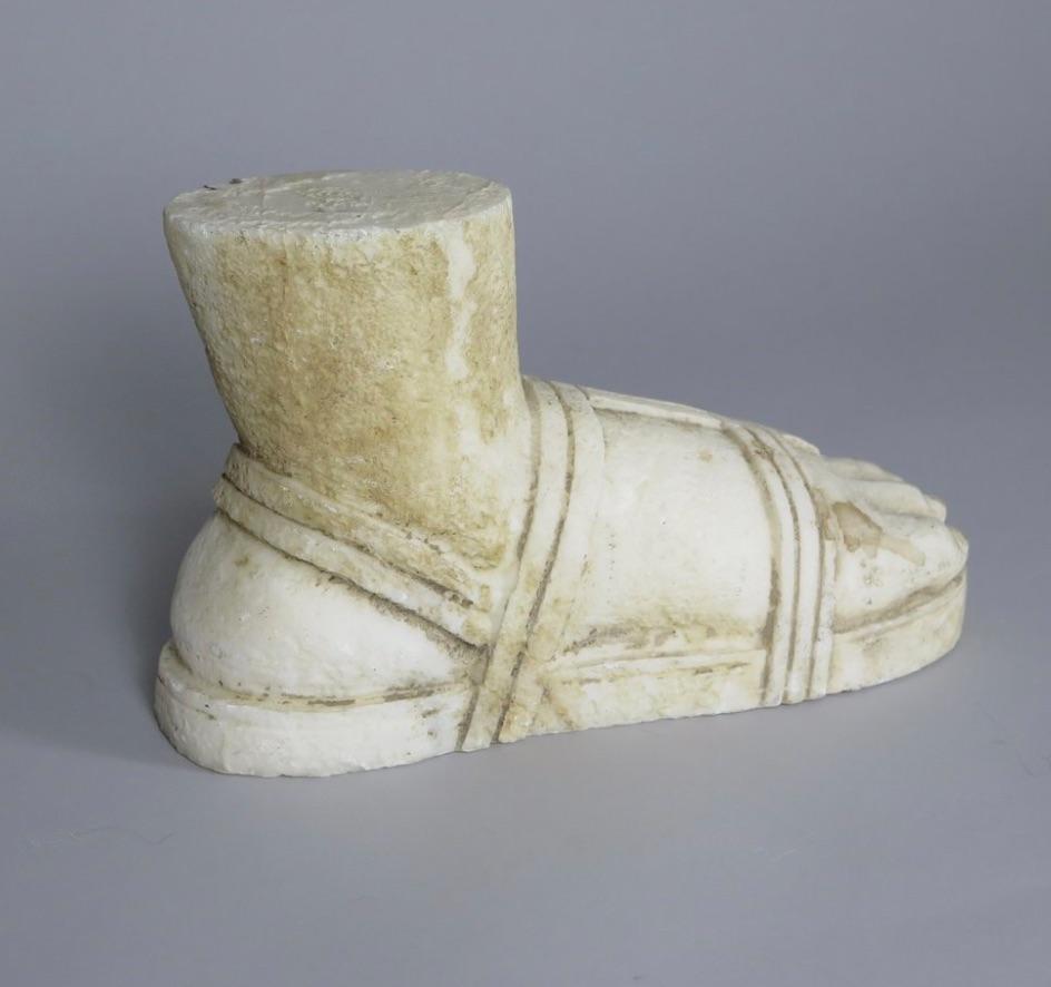 Late 20th Century Marble Greco-Roman Foot 3