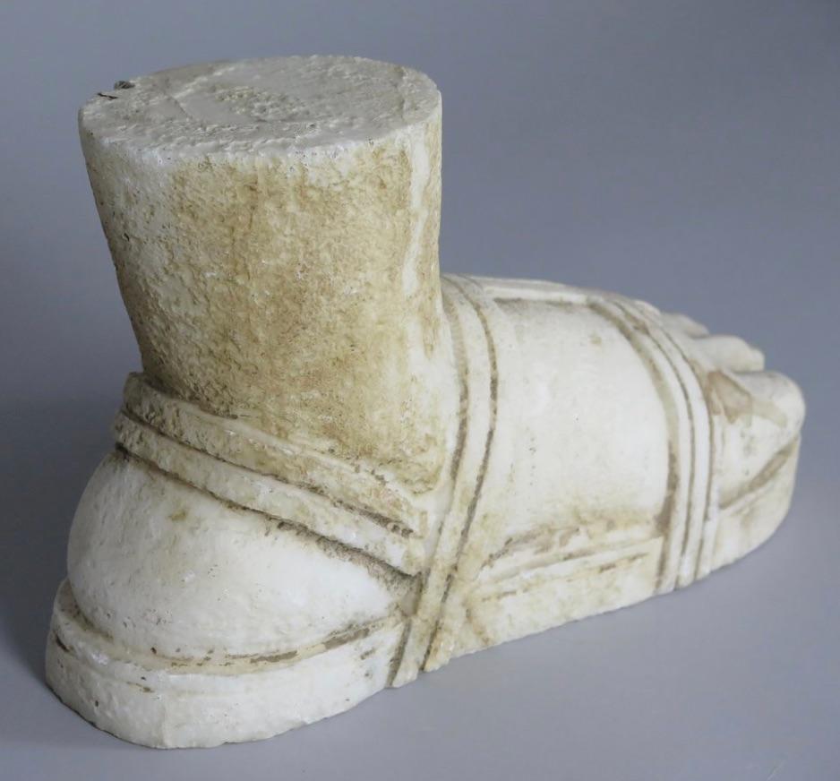 Late 20th Century Marble Greco-Roman Foot 4