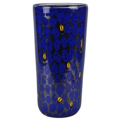 Murano modernista della fine del XX secolo intitolato "Vaso di Murano II" di Vittorio Ferro