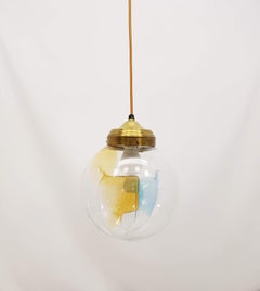 Late 20th Century Murano Glass Globe Pendants