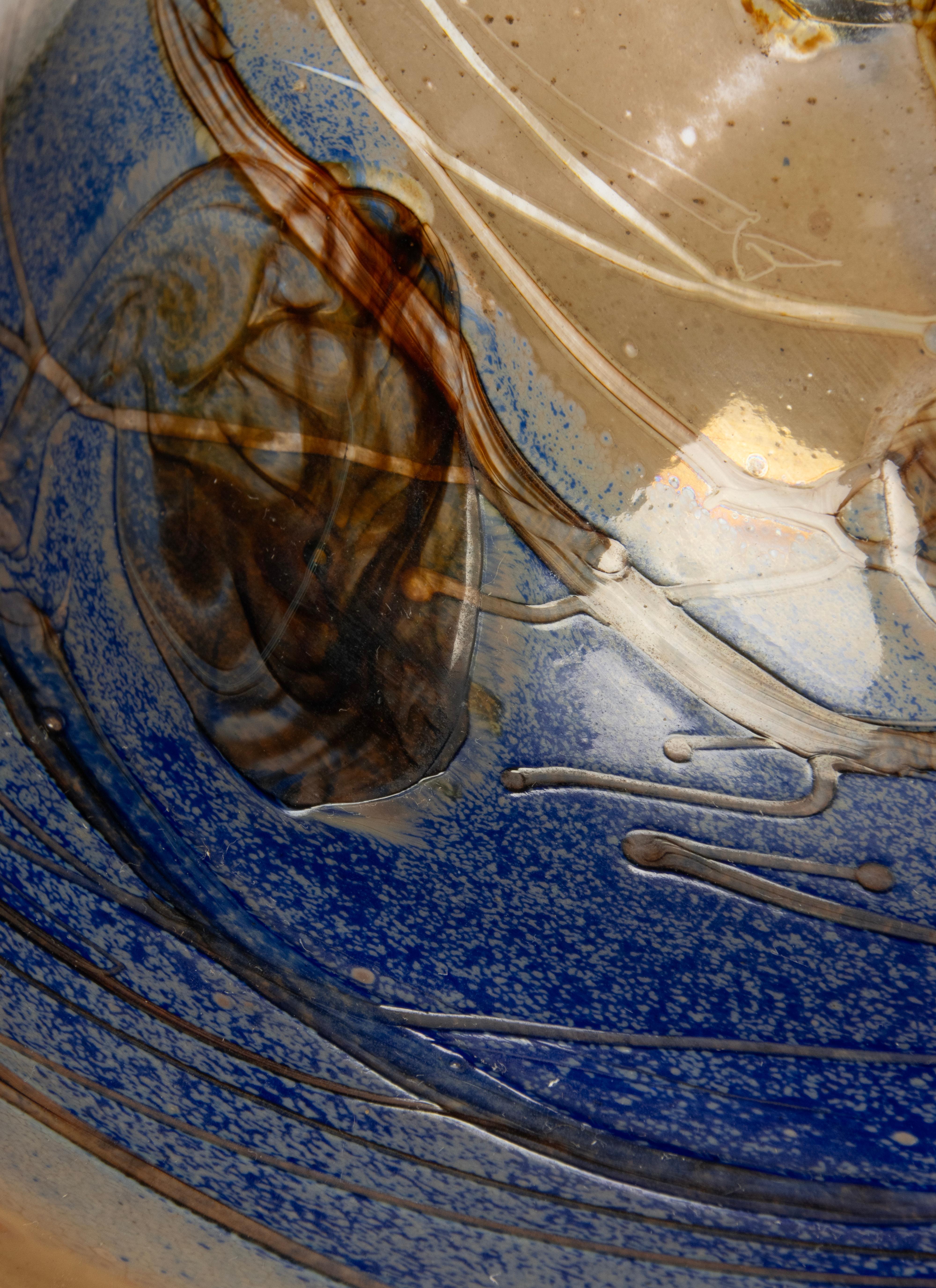 Lámpara de mesa seta de finales del siglo XX - Studio Art Glass - de Patrick Lepage en venta 4