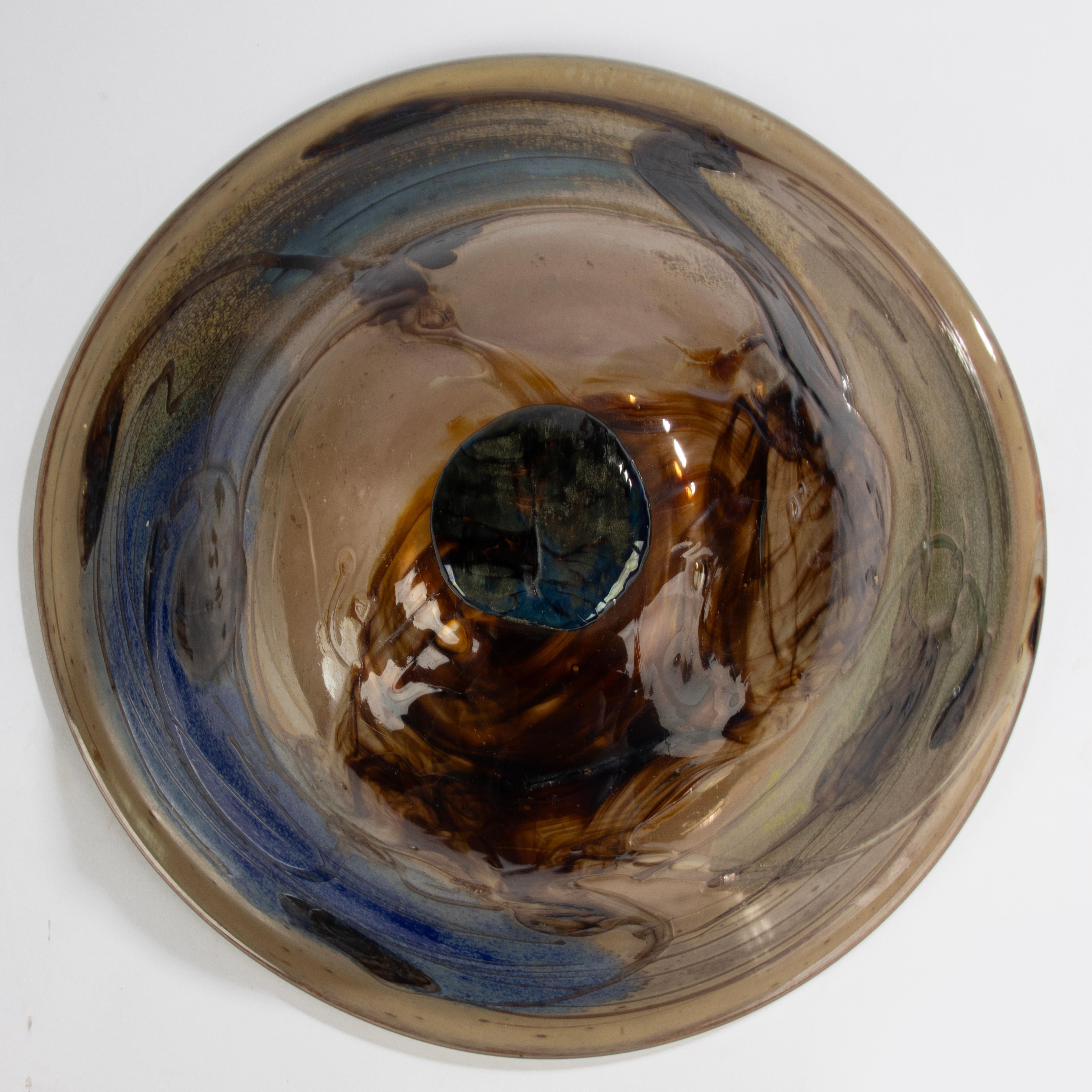 Lámpara de mesa seta de finales del siglo XX - Studio Art Glass - de Patrick Lepage en venta 8