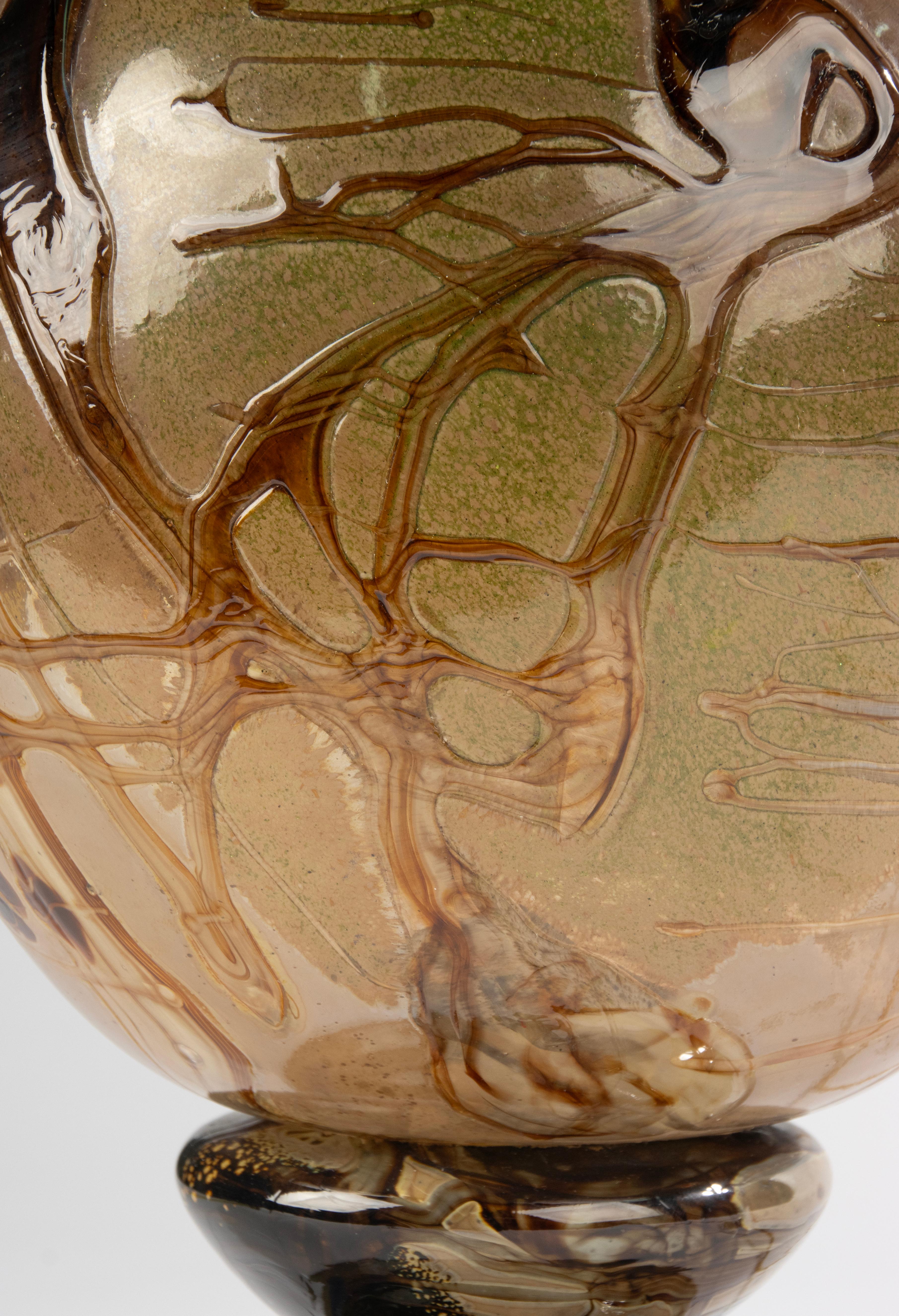 Lámpara de mesa seta de finales del siglo XX - Studio Art Glass - de Patrick Lepage en venta 9
