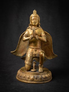 Late 20th century Nepali bronze Garuda statue from Nepal