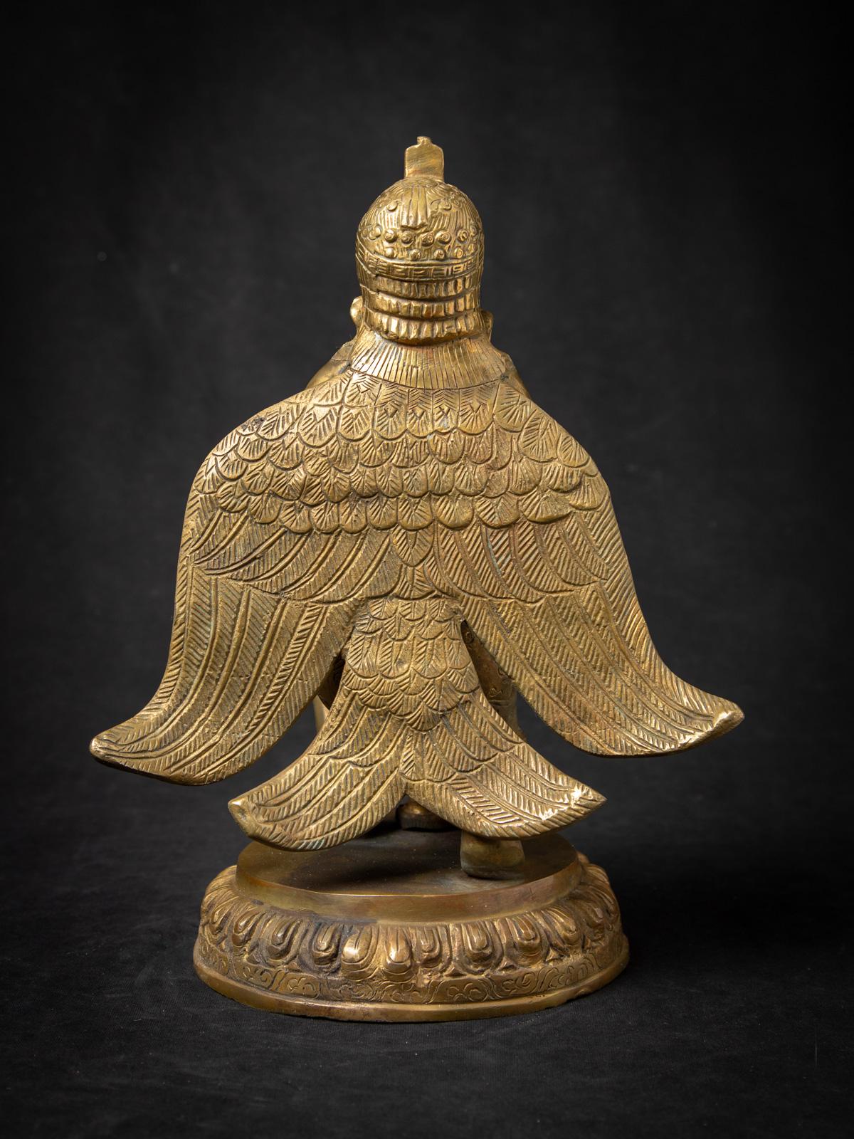 Statue de Garuda en bronze népalais de la fin du XXe siècle en vente 3