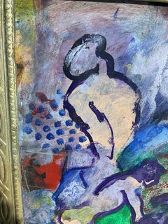 Late 20th Century Norman Holden "Dancers" Painting
