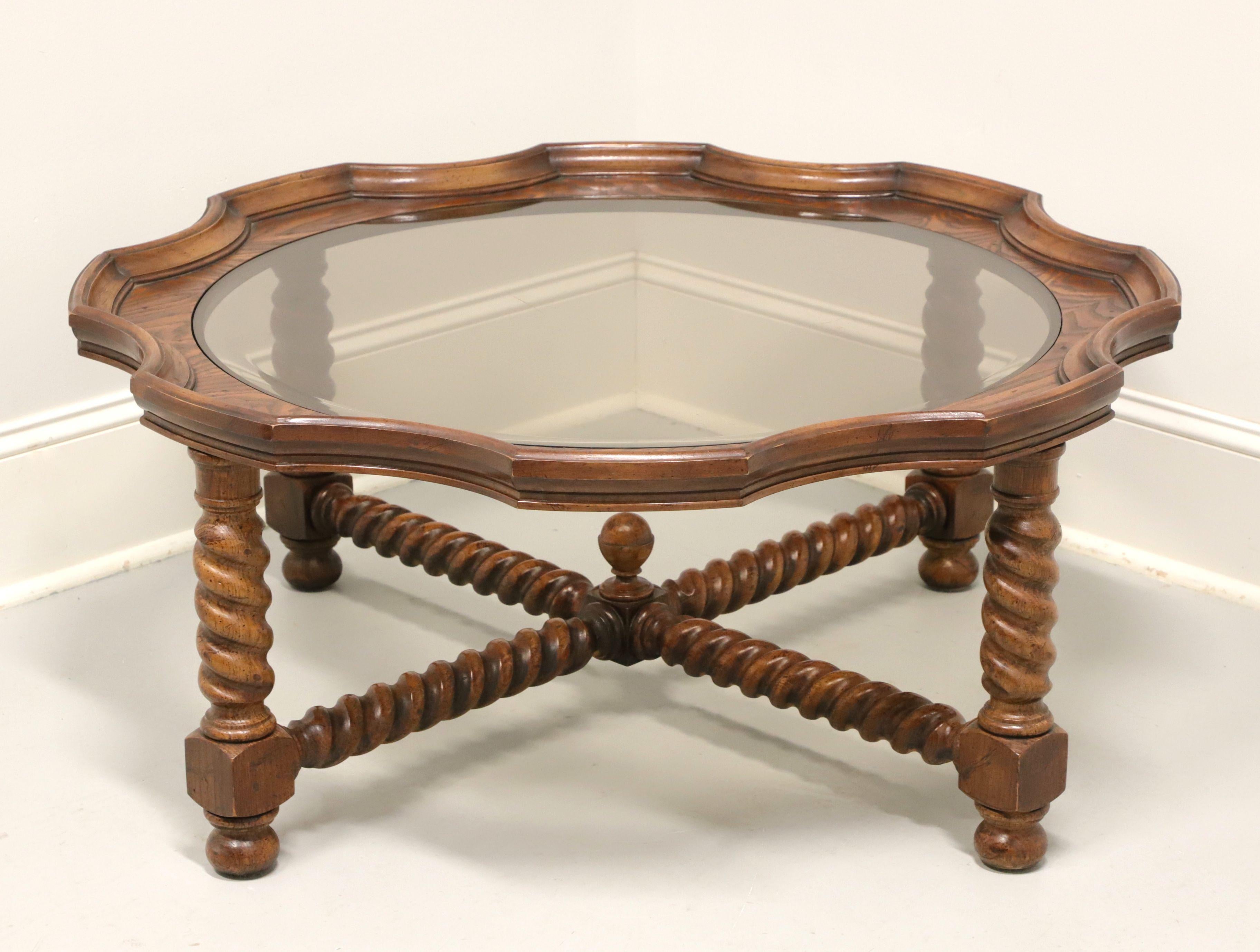 tiger table with glass top