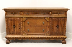 Late 20th Century Oak Jacobean Revival Style Sideboard
