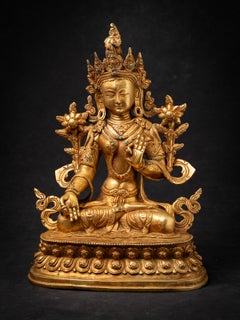 Late 20th century Old bronze Nepali White Tara from Nepal