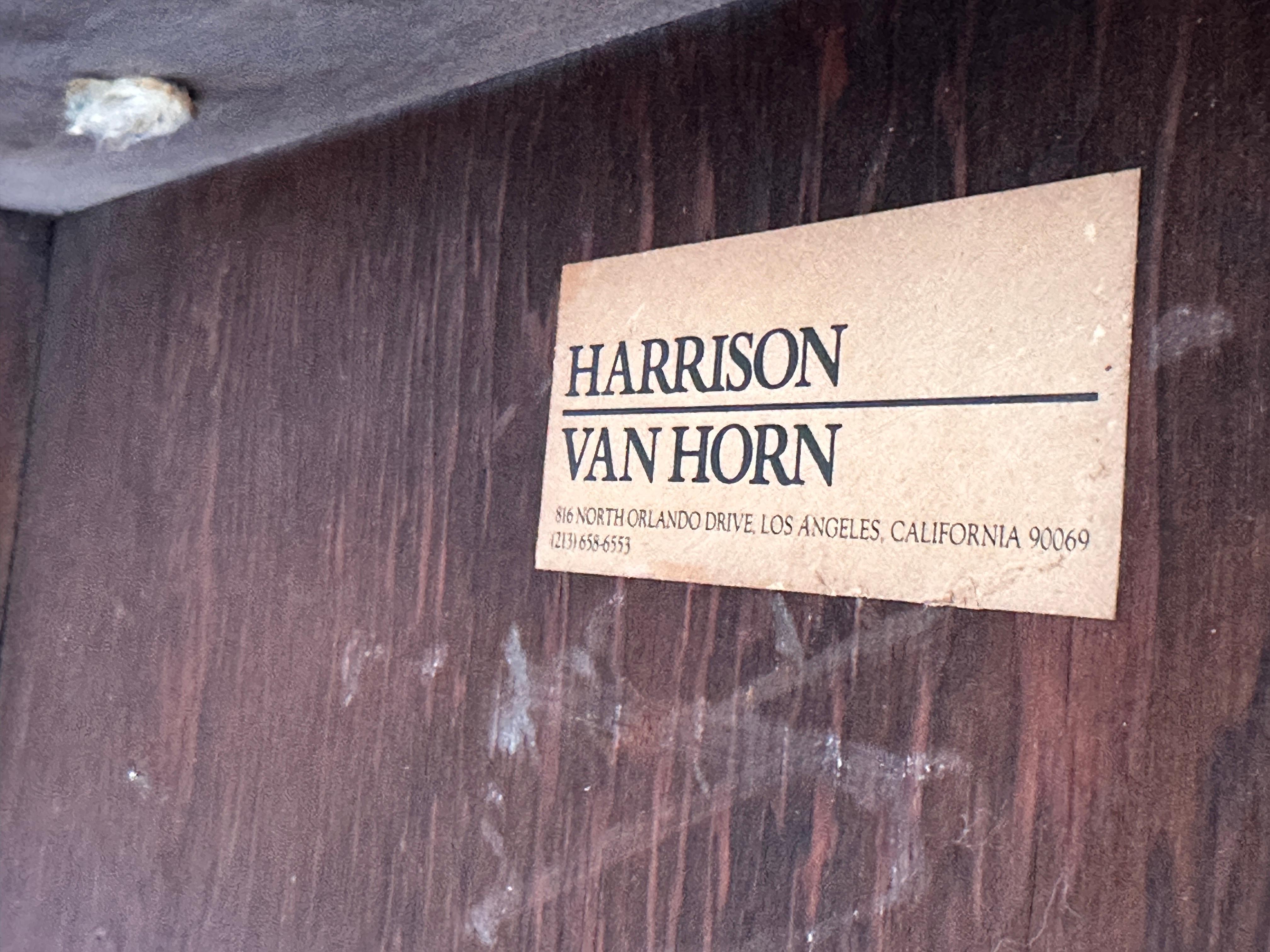 North American Late 20th Century Organic Modern Split Burnt Bamboo Table by Harrison Van Horn