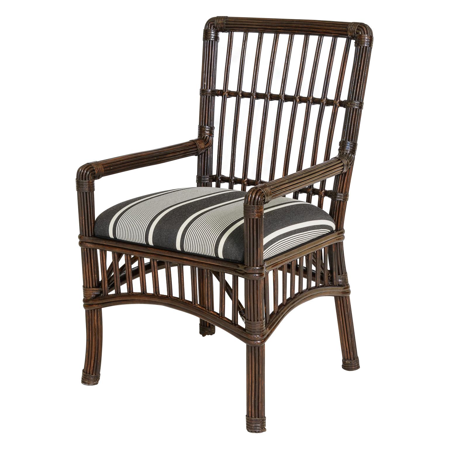 Américain Fin du 20ème siècle Organic Modern Stick Rattan by Bielecky Brothers Set of 6 en vente