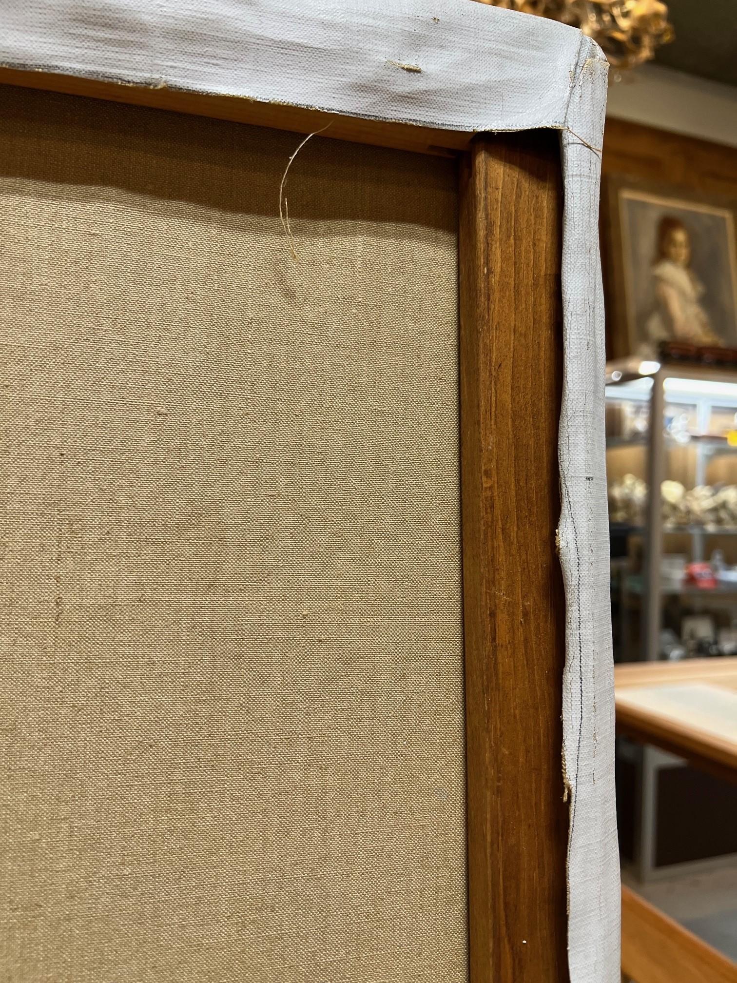 Originales Porträtgemälde in Öl auf Leinwand von Ariane Beigneux, spätes 20. Jahrhundert im Angebot 7