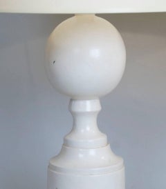 Late 20th Century P. Capelle Lacquered Wooden Table Lamps