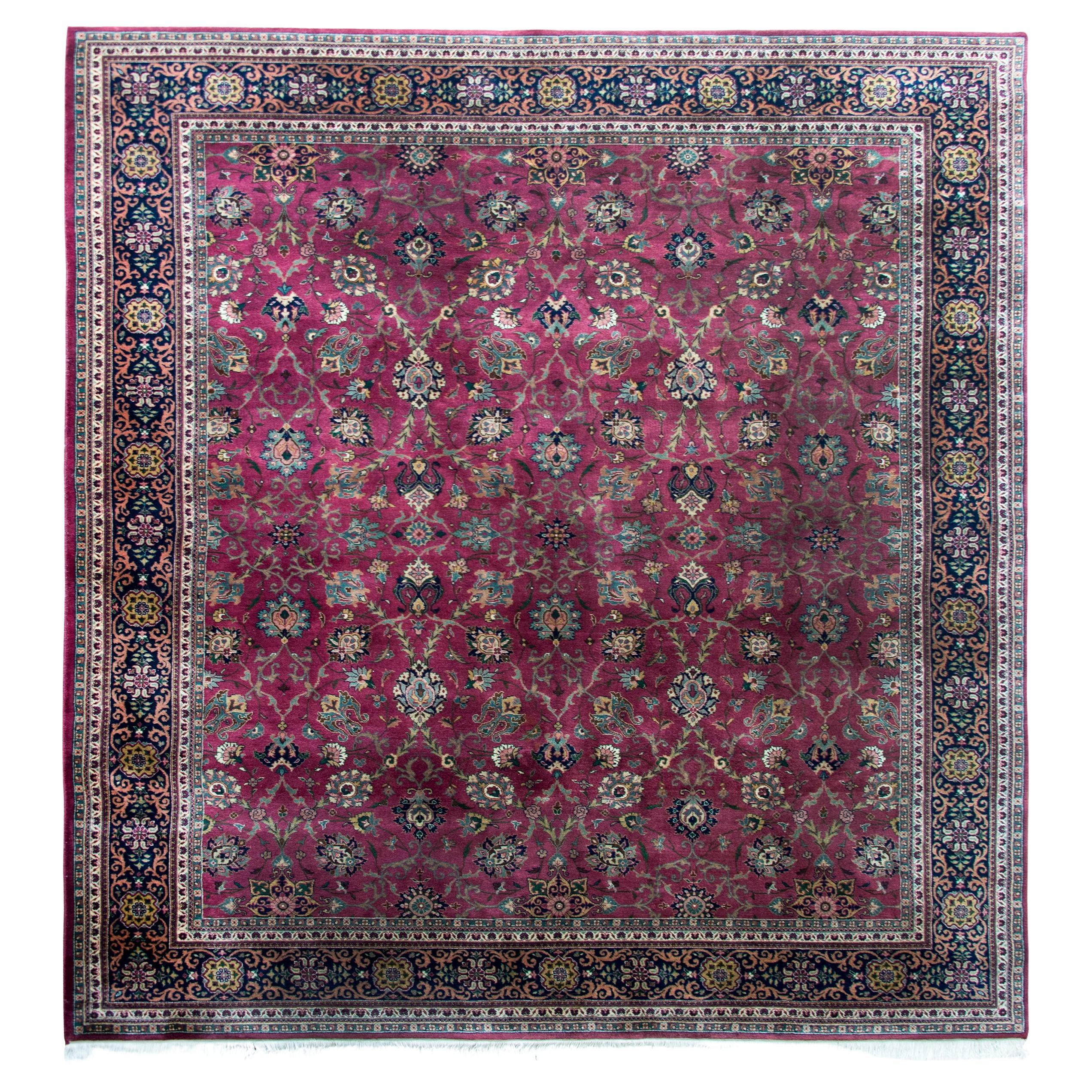 Late 20th Century Pakistani Tabriz Rug For Sale