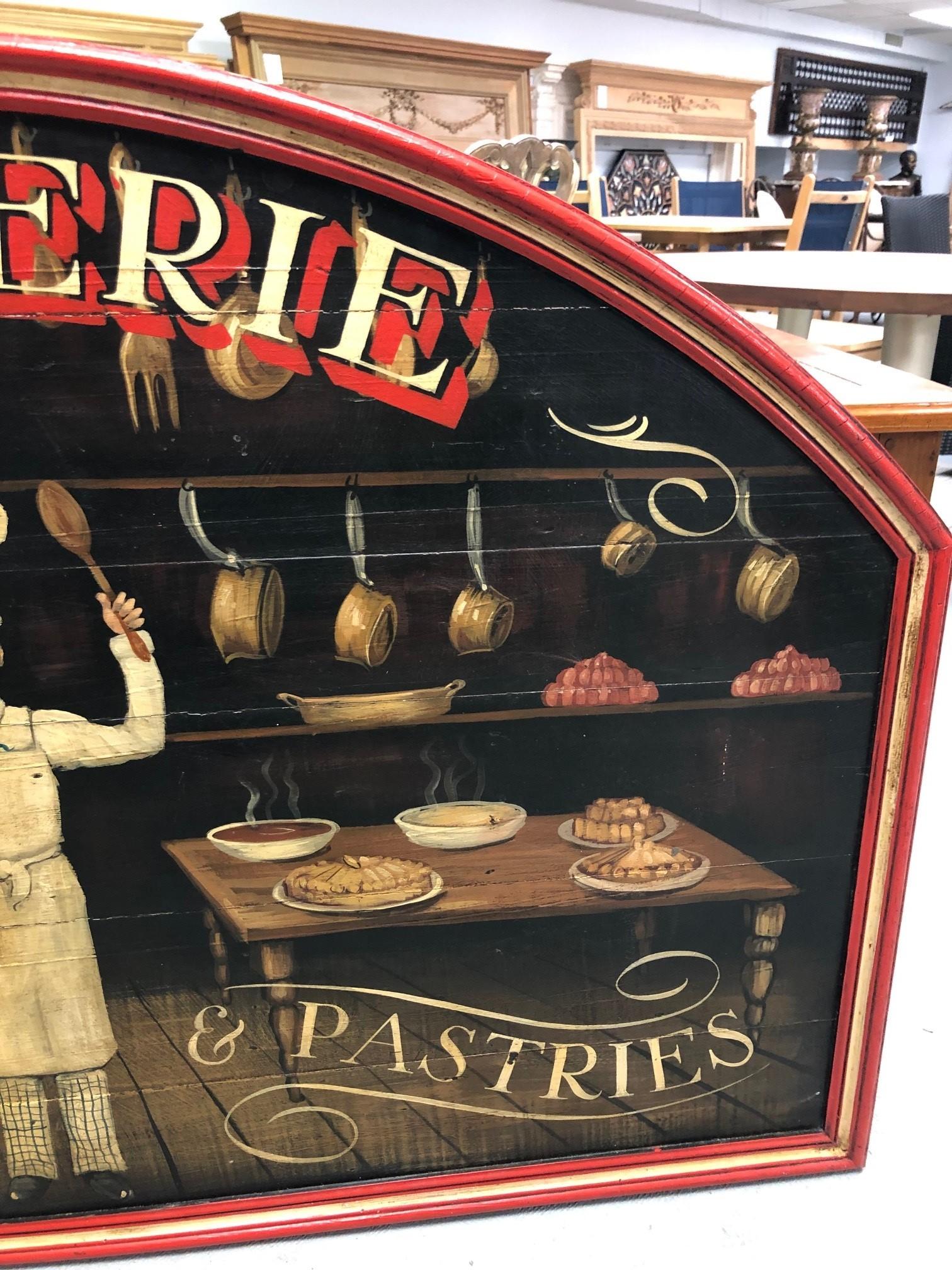 20ième siècle Panneaux de patine d'atelier de pâtisserie de la fin du XXe siècle - Pièces et pâtes en vente