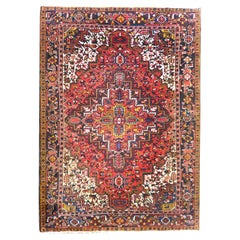 Persischer Heriz-Teppich des späten 20. Jahrhunderts
