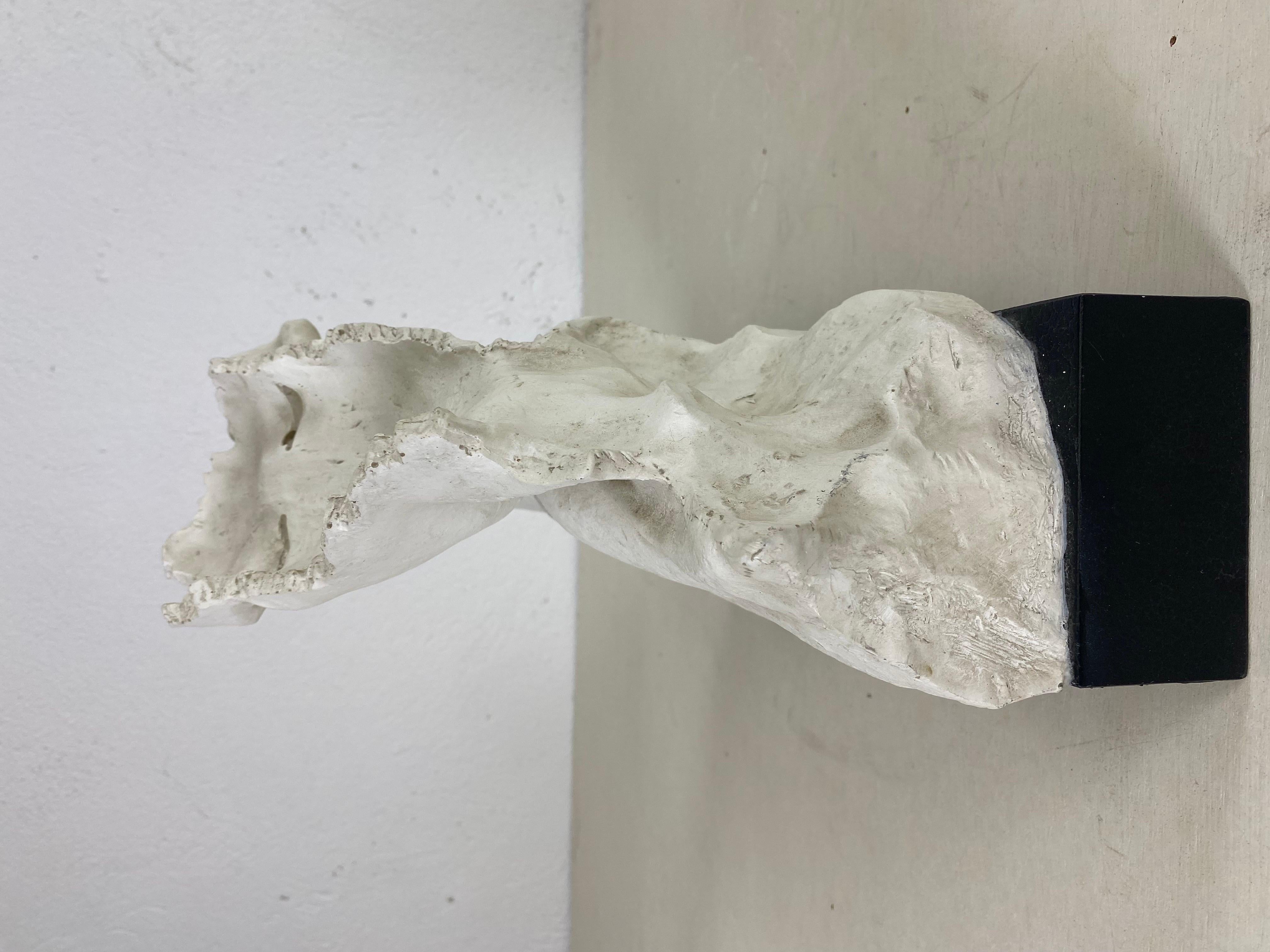 Plaster Late 20th century plaster mill figural sculpture
