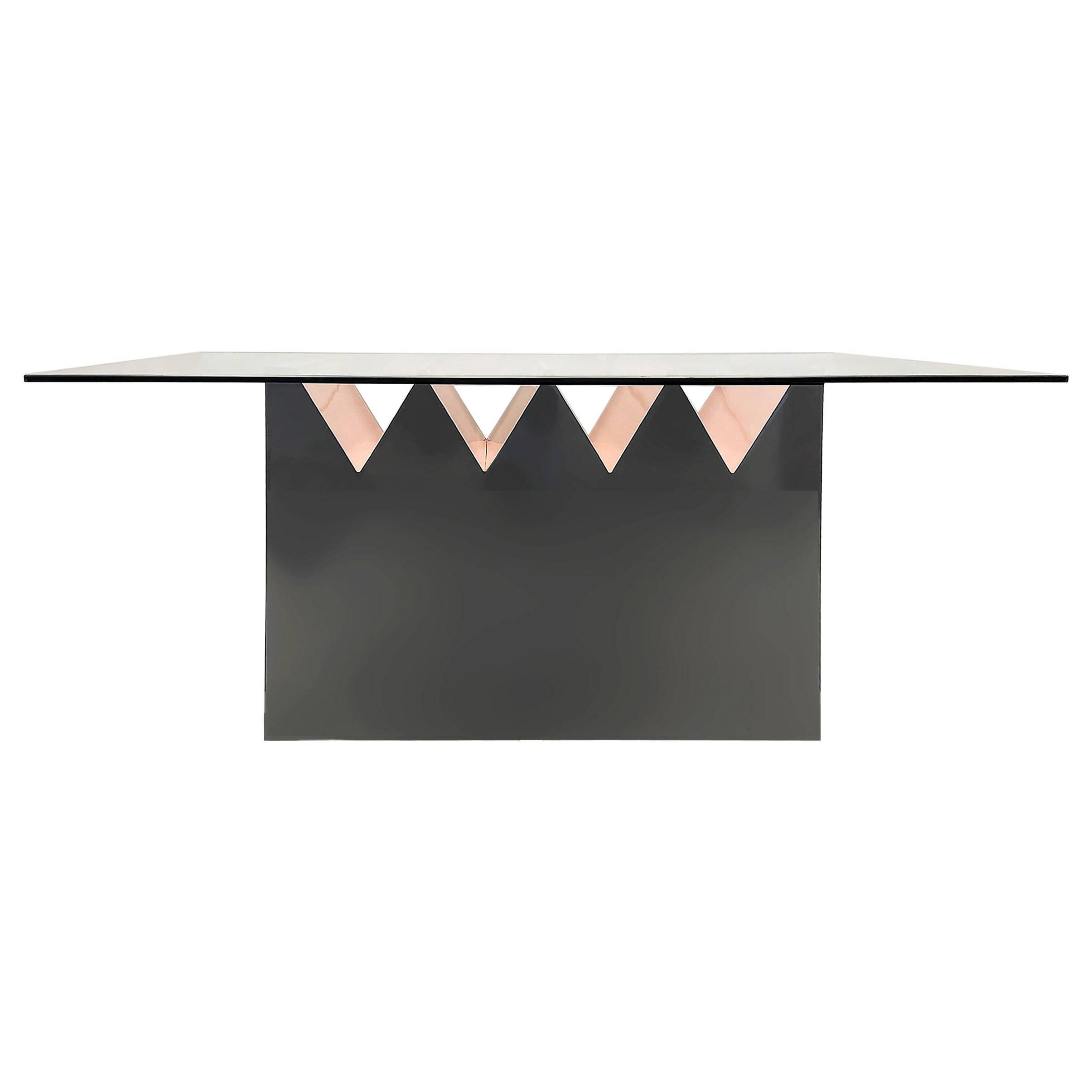 Late 20th Century Post Modern Memphis Style Dining Table For Sale