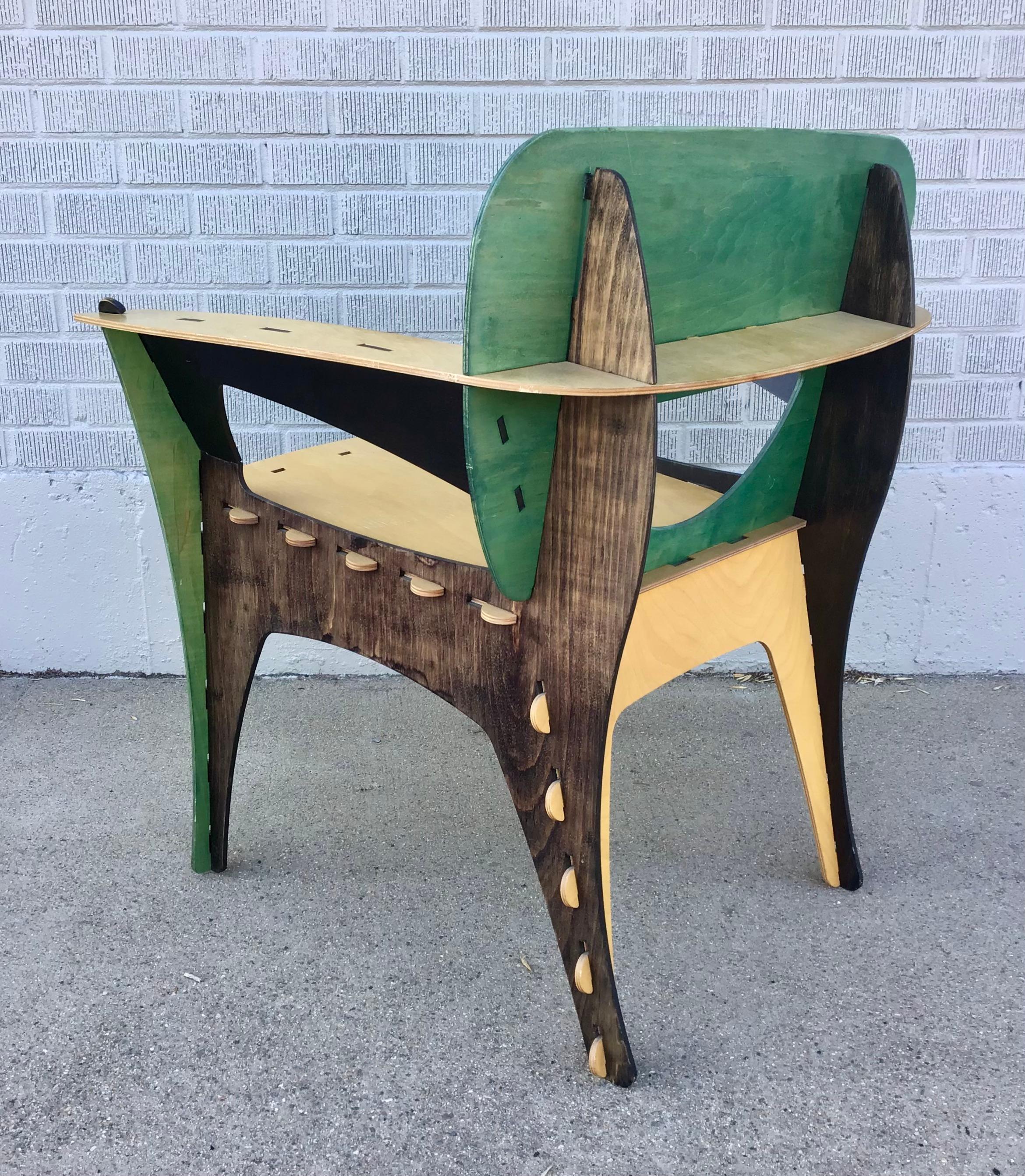 Silla puzzle de finales del siglo XX de David Kawecki en venta 2